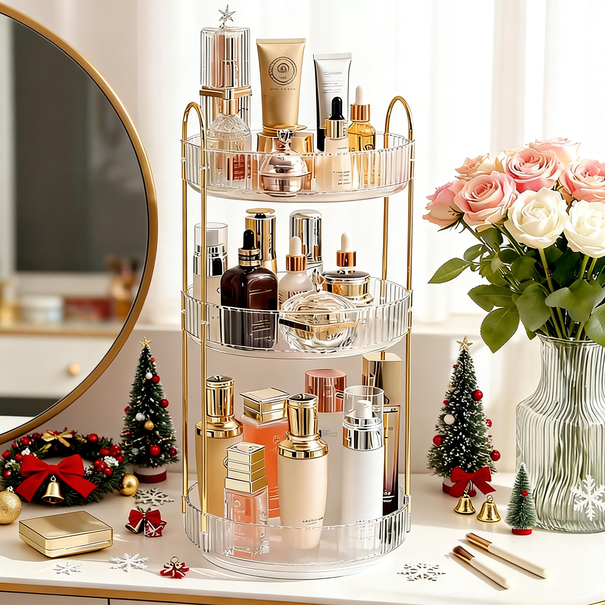 3 Tier Clear Bathroom Organize - огляд і ціна Luxury Skincare Tray